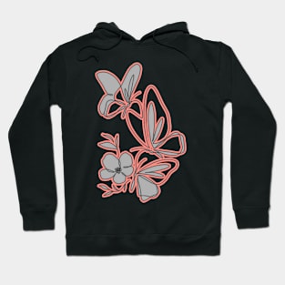 pretty butterfly digital art Hoodie